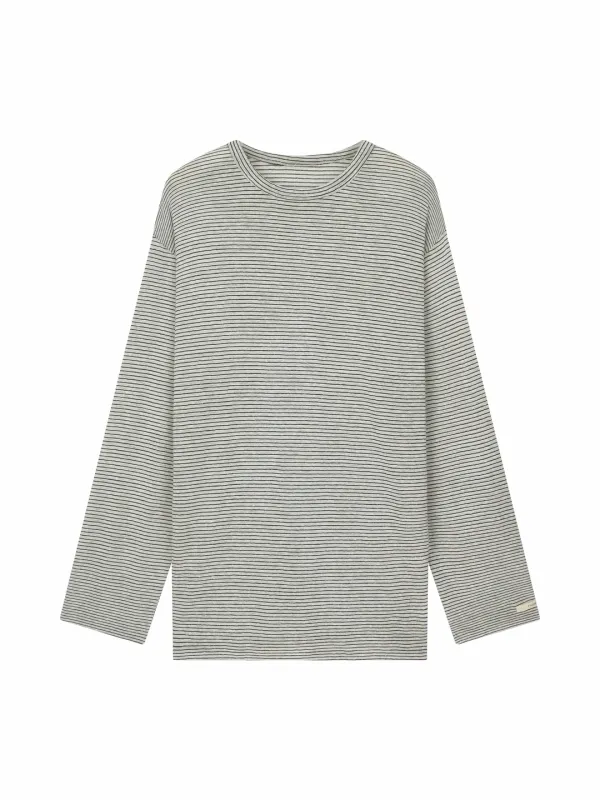 FND_linen stripe T
