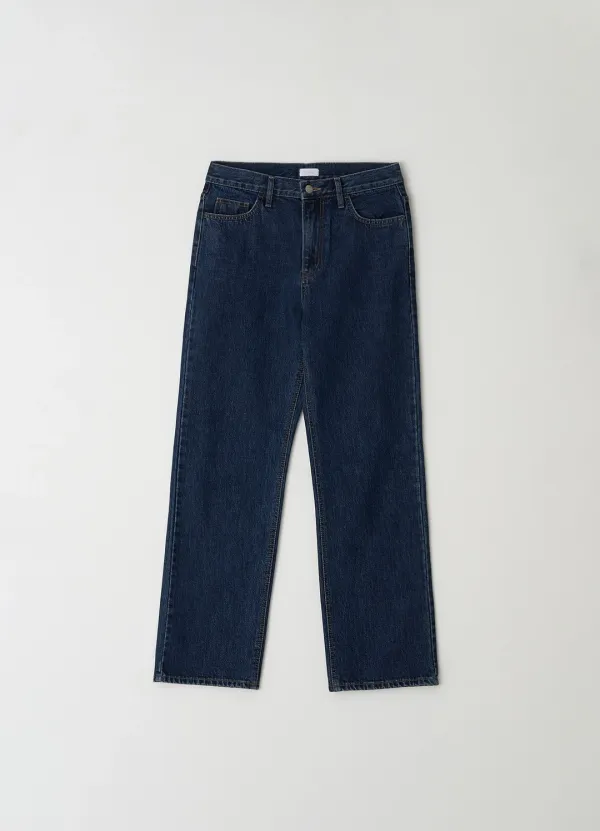Nov Straight Denim(Deep blue)