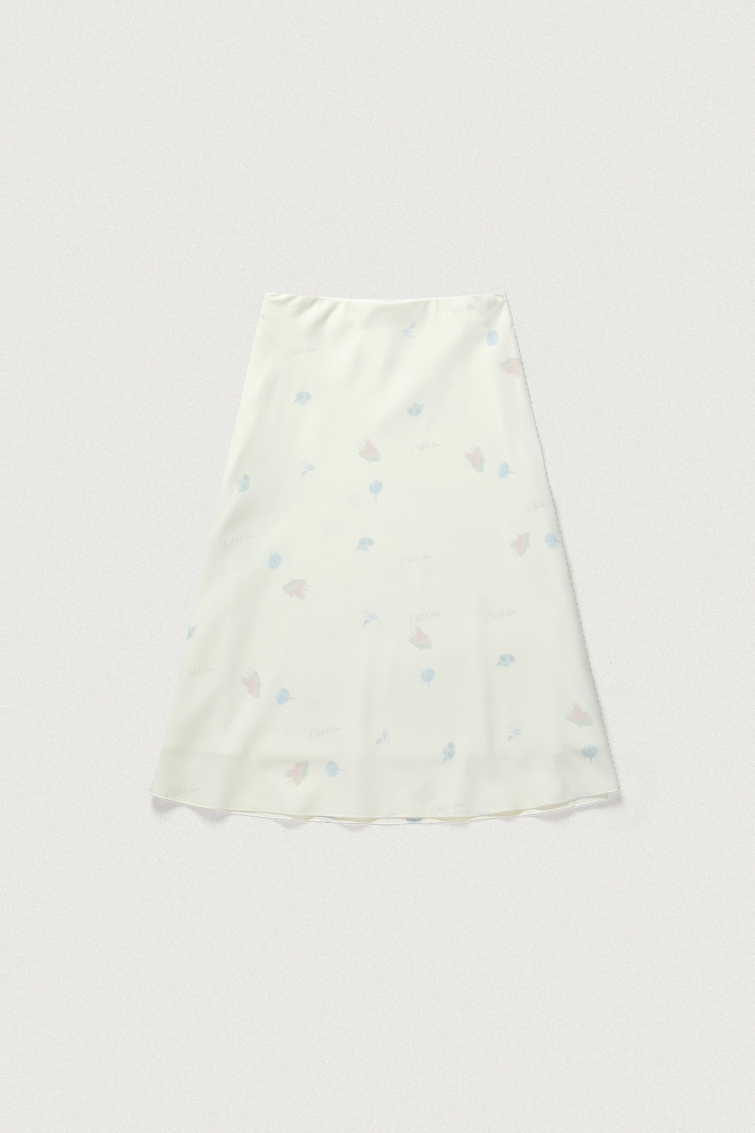 샤드라마 PALE FLOWER PRINTED SKIRT [CREAM] 상품 이미지 1
