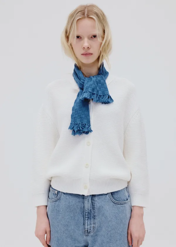 [2차] Cotton chunky cardigan (ivory)