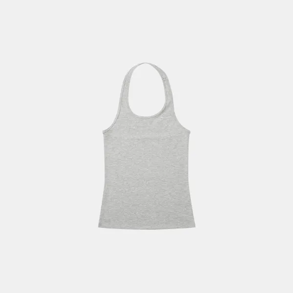 SITP5203 레트로 홀터넥 나시_Melange gray