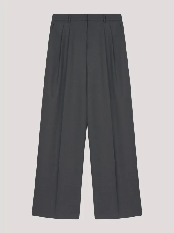 Spring wool slacks_charcoal