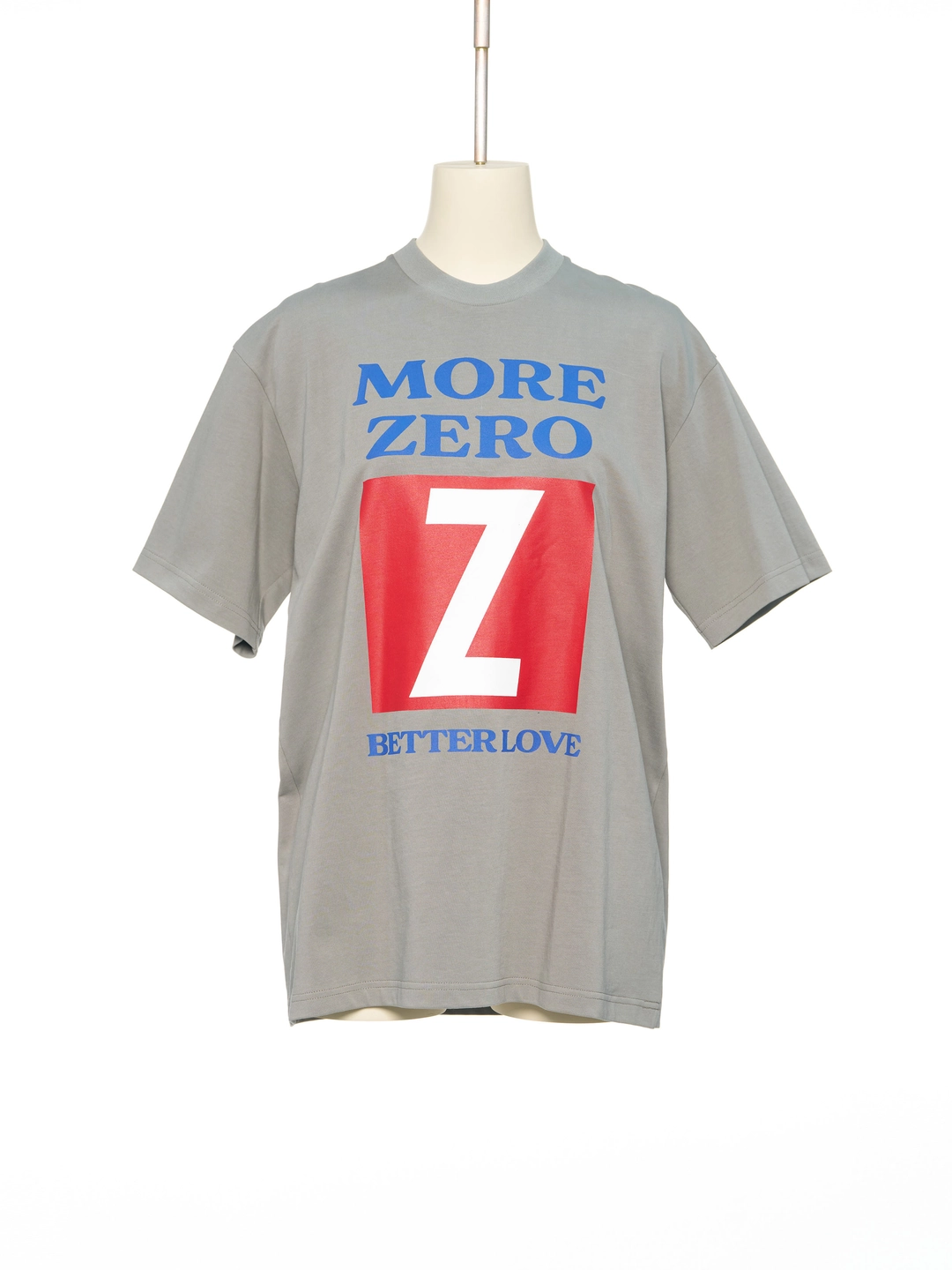 푸쉬버튼 FW25 ZERO GRAY MORE ZERO T-SHIRT 상품 이미지 1