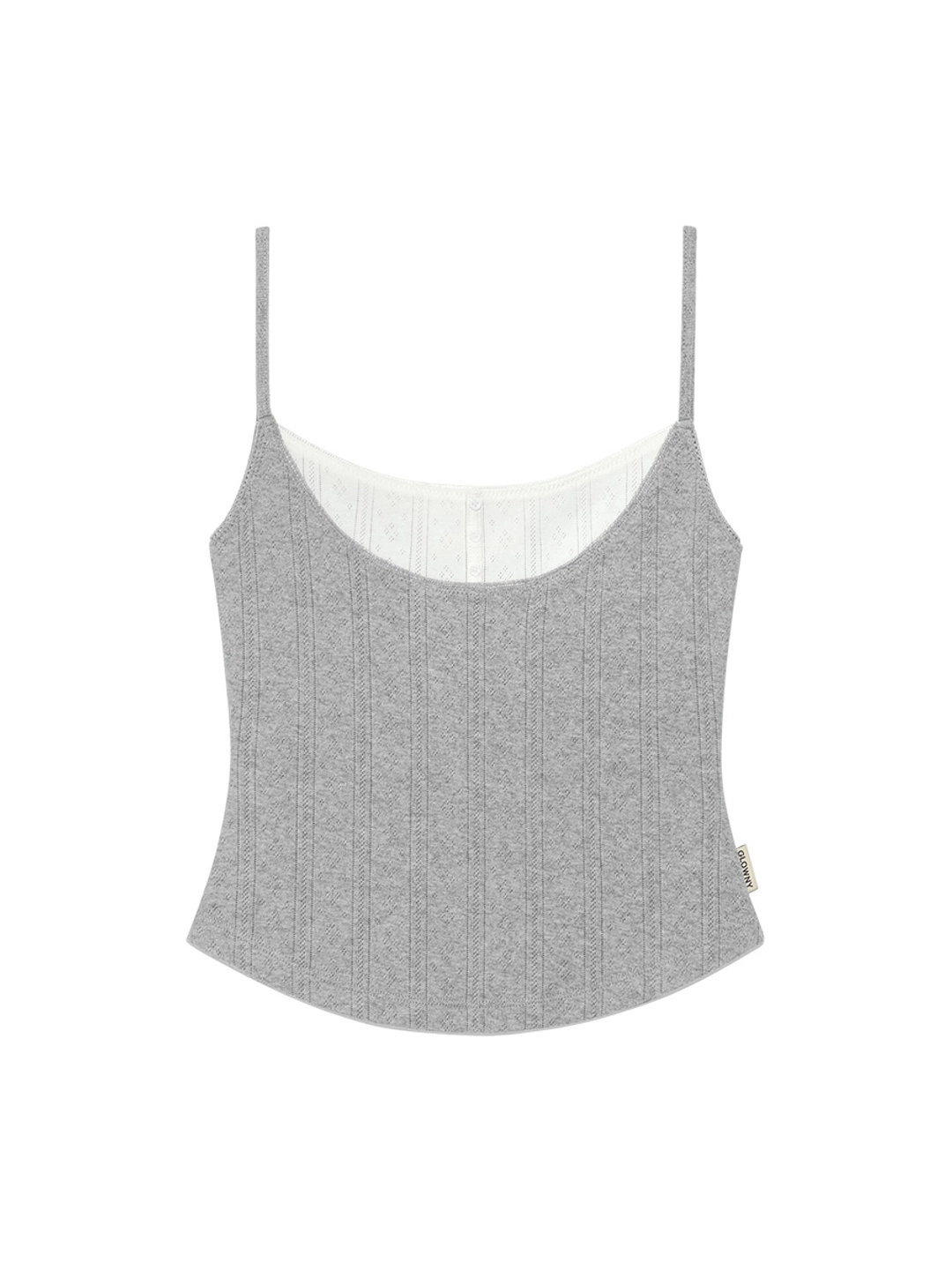 글로니 HONEY LAYERED CAMISOLE (GRAY) 상품 이미지 1