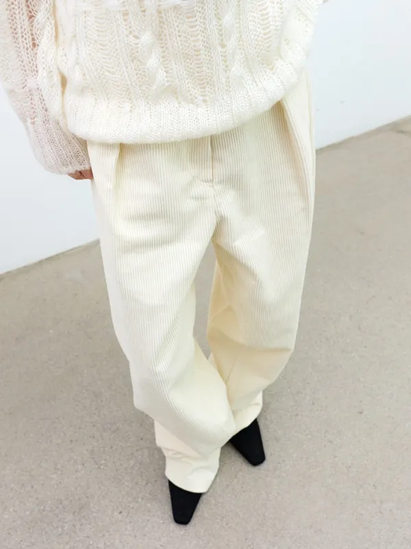 Soft flow corduroy pants