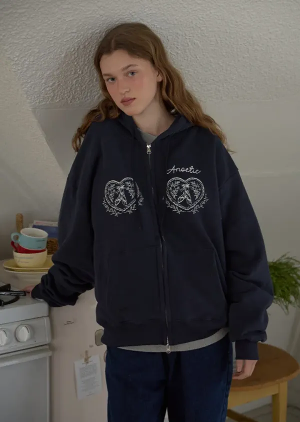 ANC LOVE BASIC ZIP-UP_2COLOR