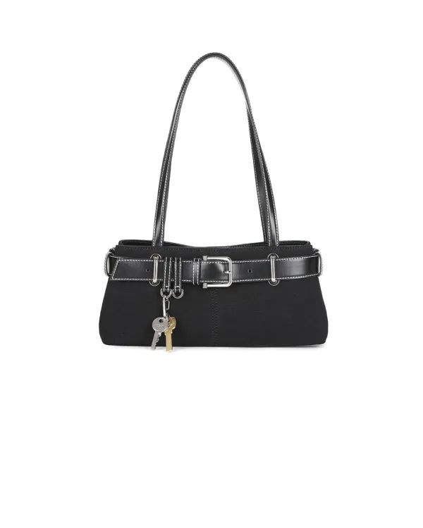 SHOULDER BROCLE MINI [CANVAS BLACK]