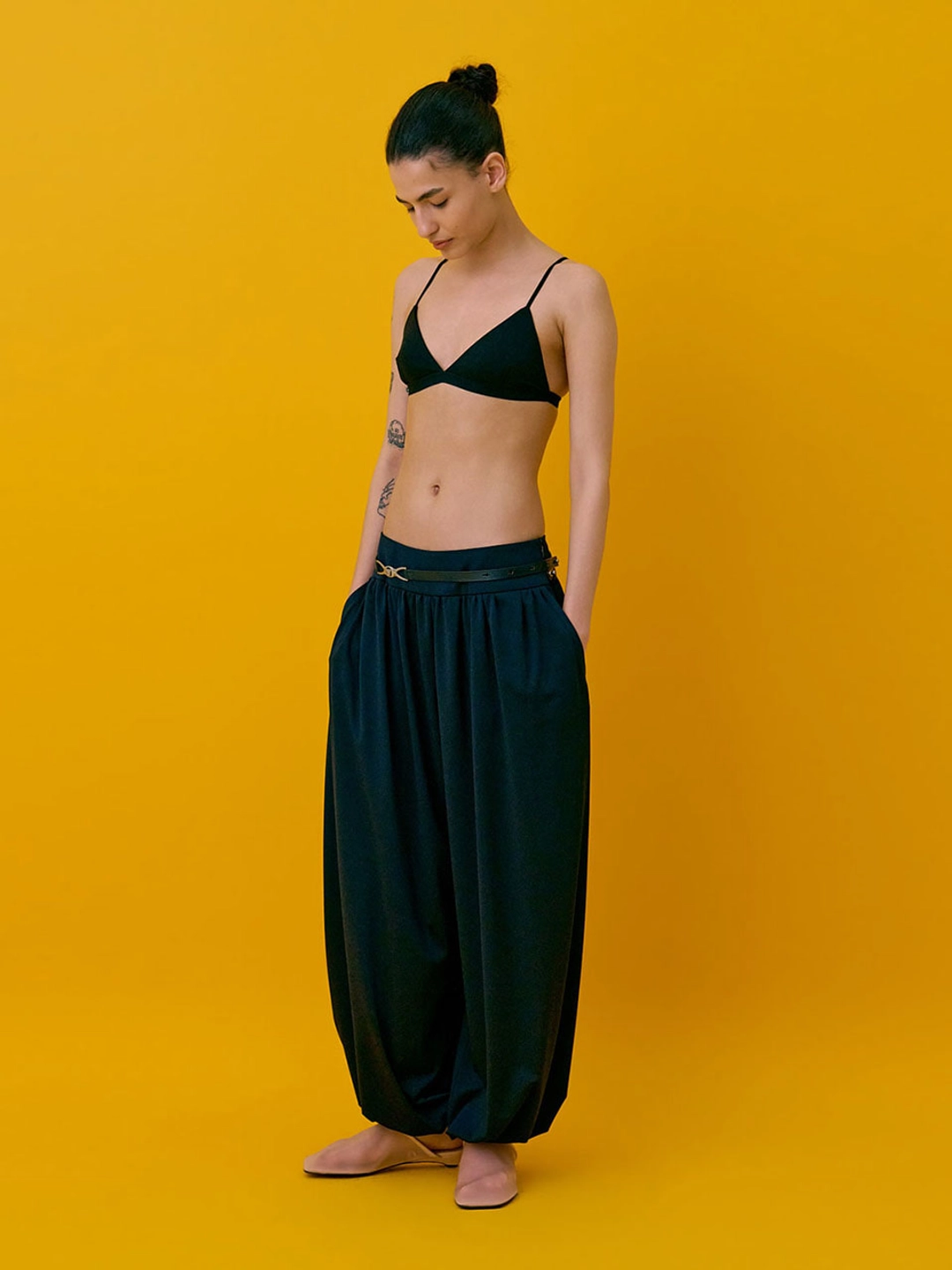 분더캄머 Shirred Jogger Pants_Navy 상품 이미지 1