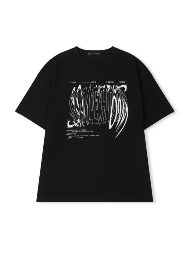 썸하우 오버핏 반팔티 [BLACK]