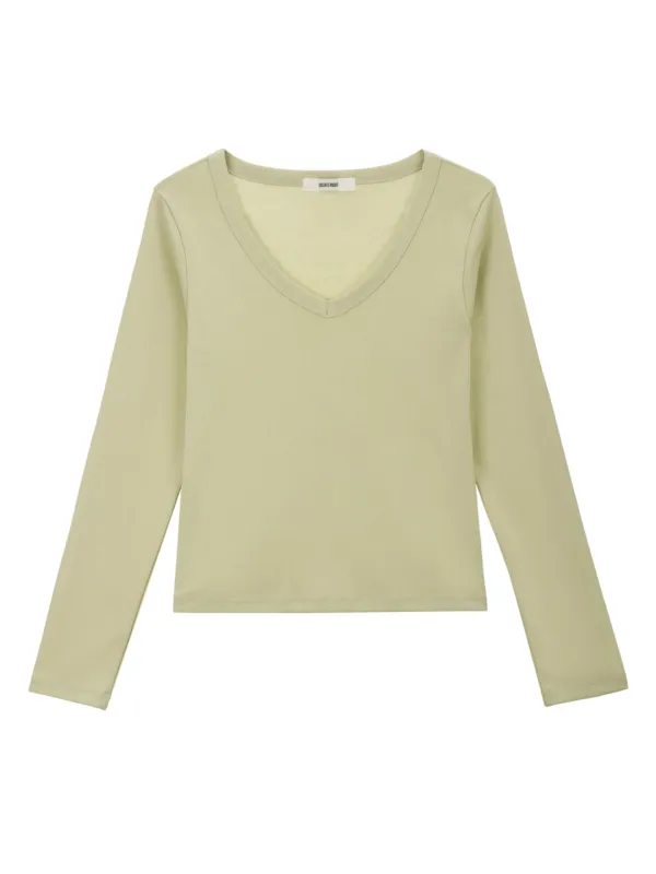 Collin Cotton V-Neck Layered T-Shirt