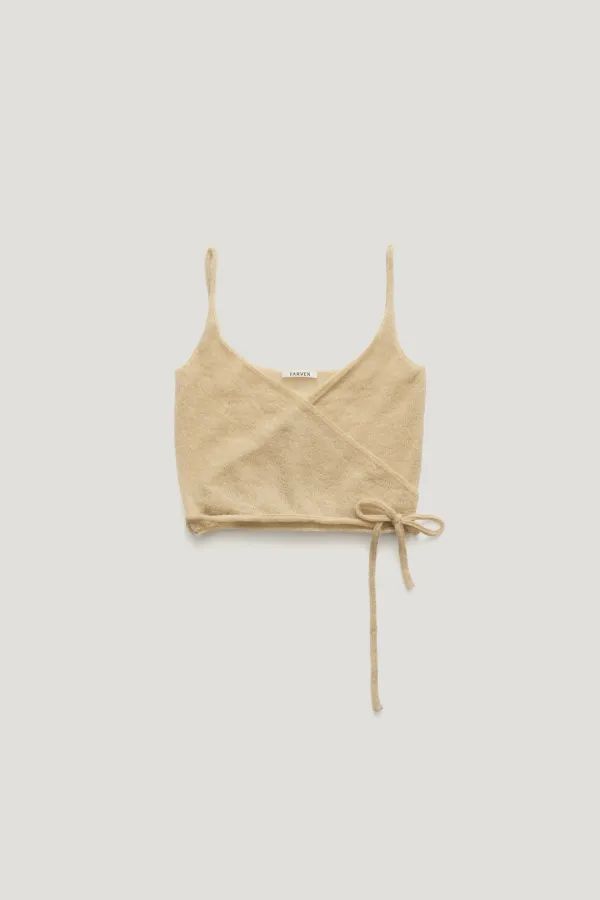 REBEKA WRAP BUSTIER_YELLOW SAND / ₩110,000