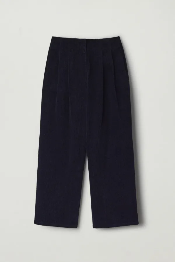 Corduroy pants (Navy)