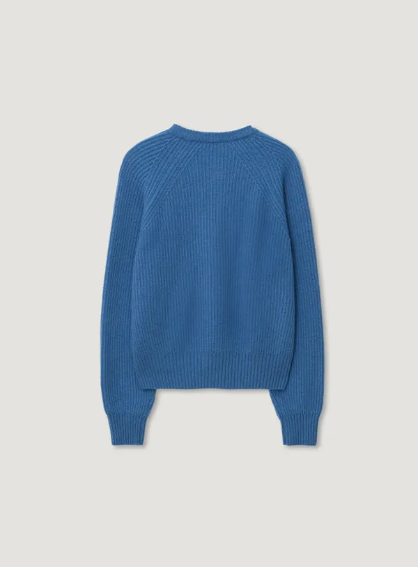 WIWI WOOL CARDIGAN_BLUE