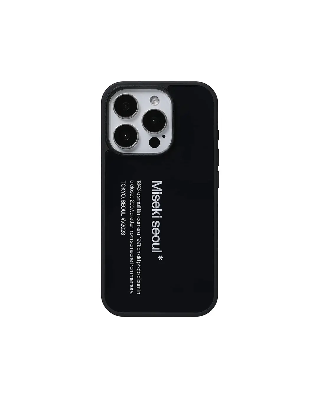 미세키서울 Misekiseoul graphic case 01 BUMPER BLACK 상품 이미지 2