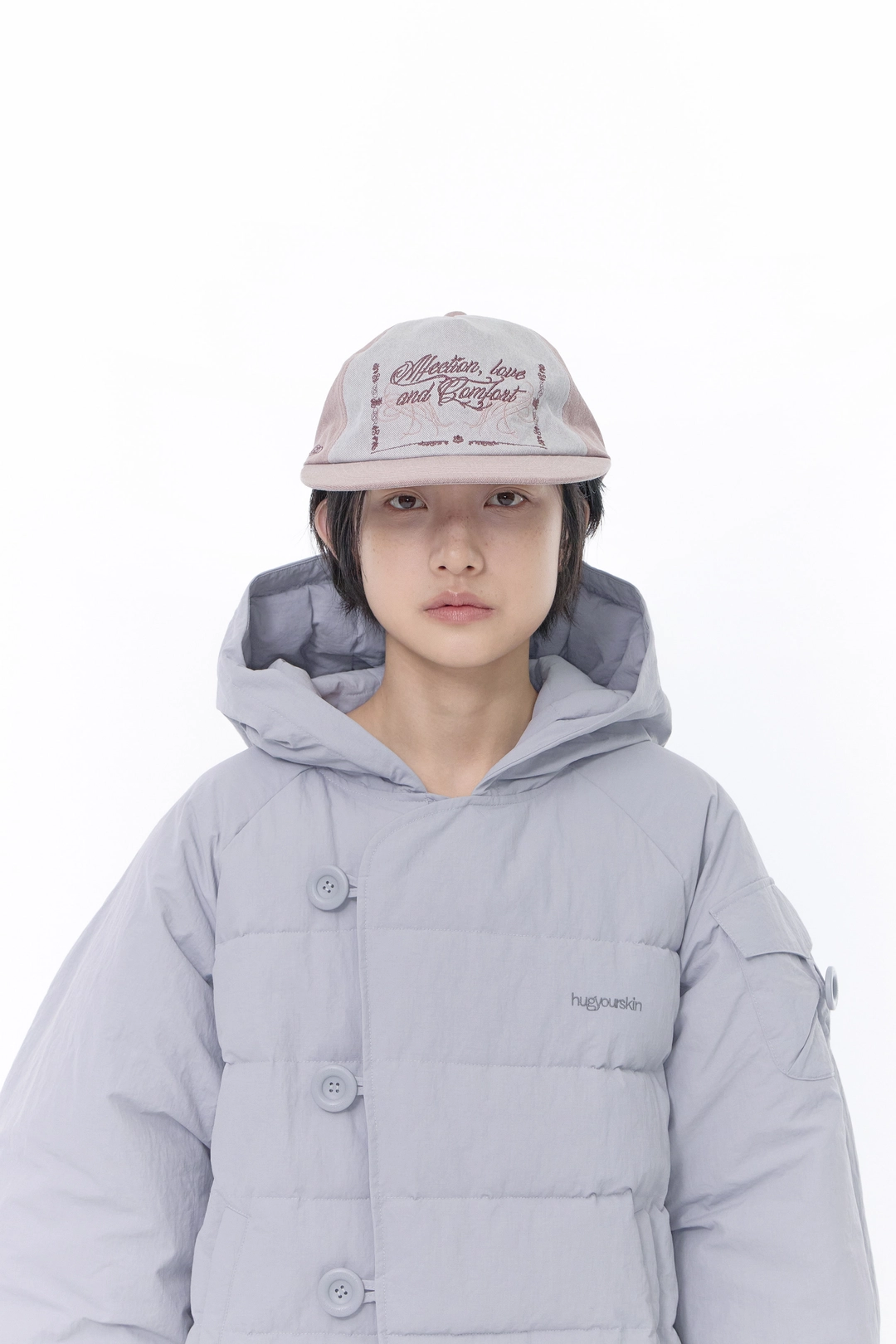 허그유어스킨 Washed ornaments ball cap (Pink) 상품 이미지 2