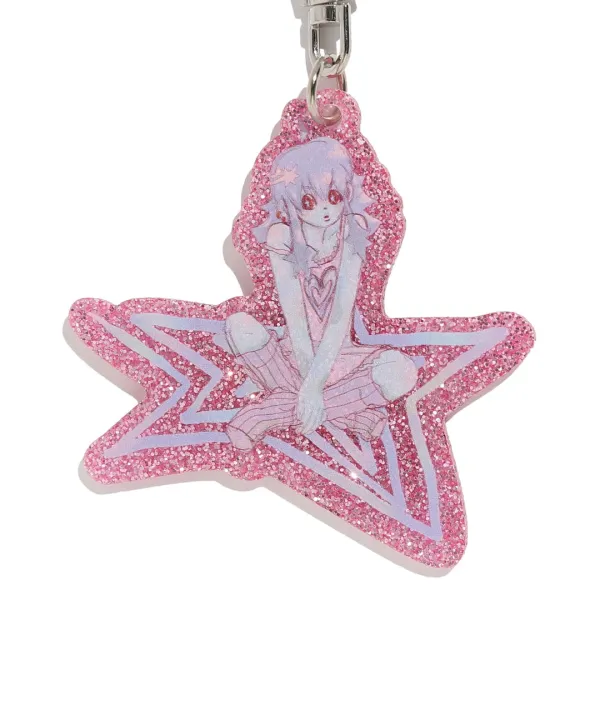 star girl acrylic key chain[mix]