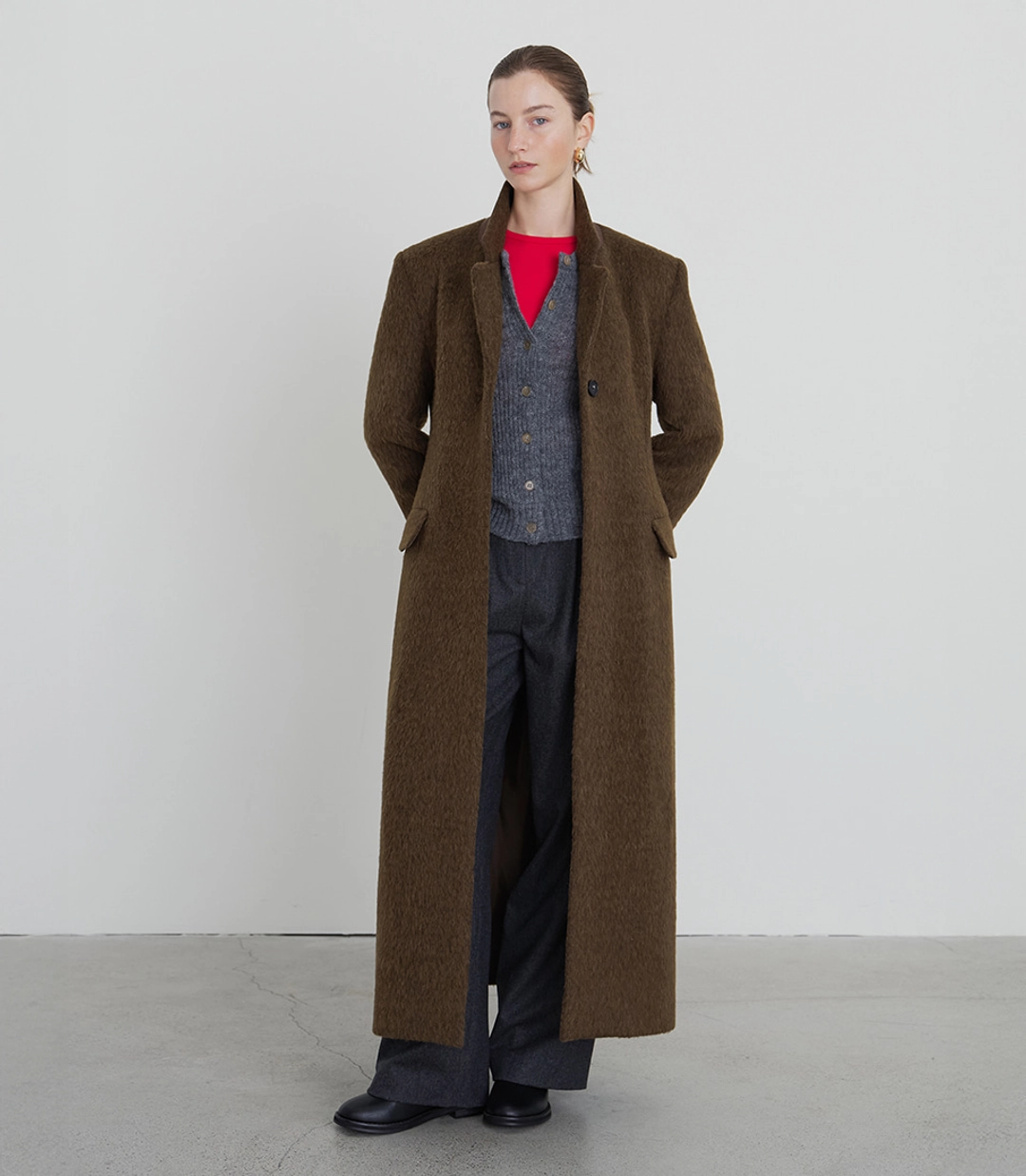 씨에씨 HOURGLASS ALPACA  COAT 상품 이미지 1