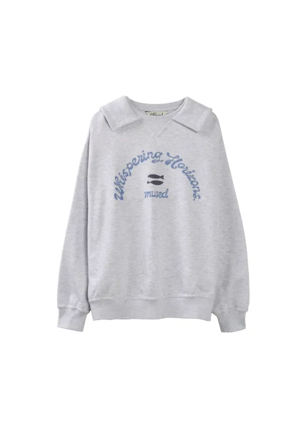 Mused Marina Sweatshirts - Melange Grey