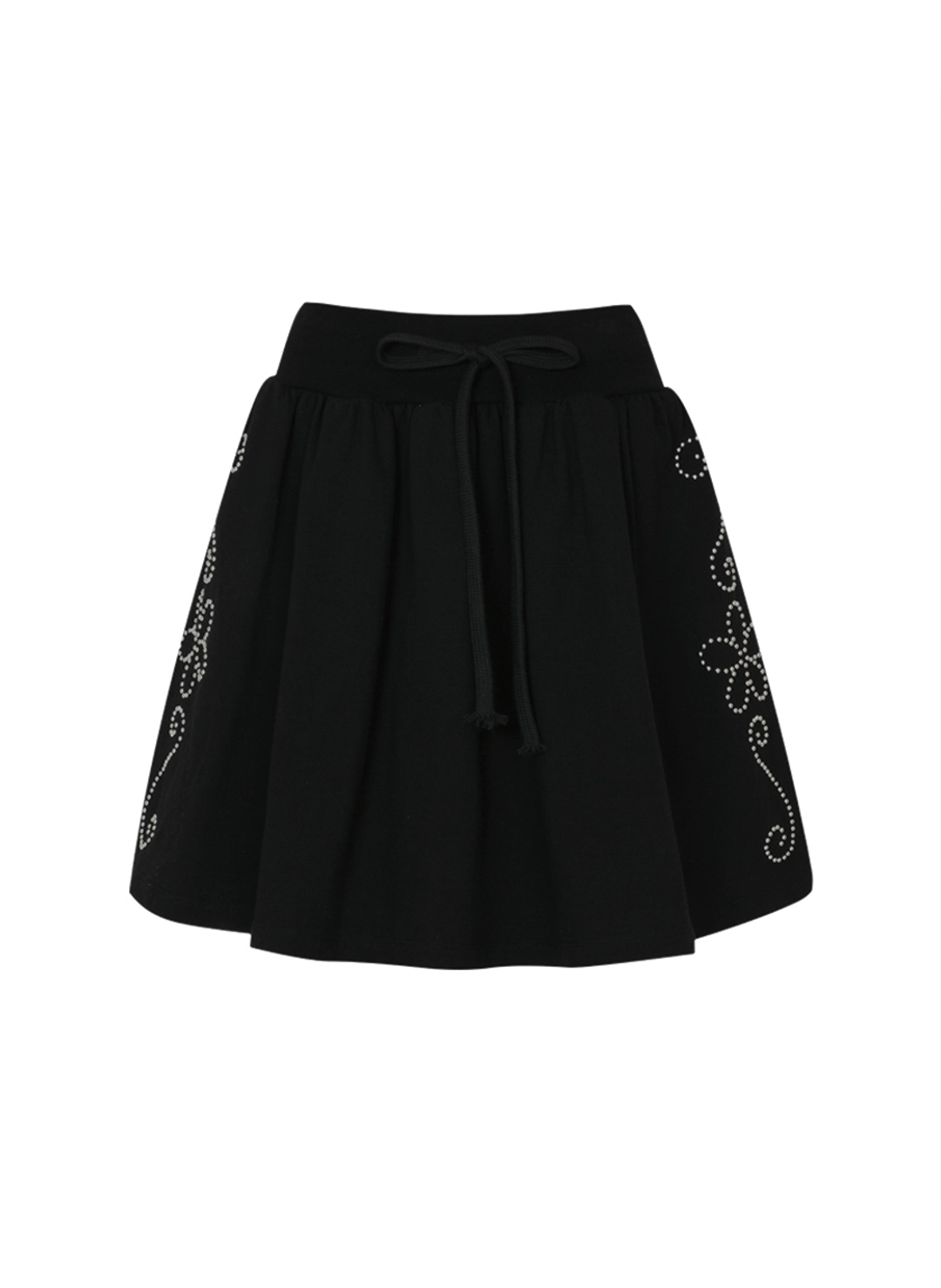 루루서울 Western Stud Skirt (Black) 상품 이미지 1