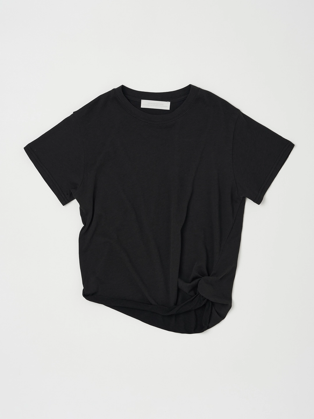 낫띵에브리띵 KNOT SHADE TEE IN BLACK 상품 이미지 1