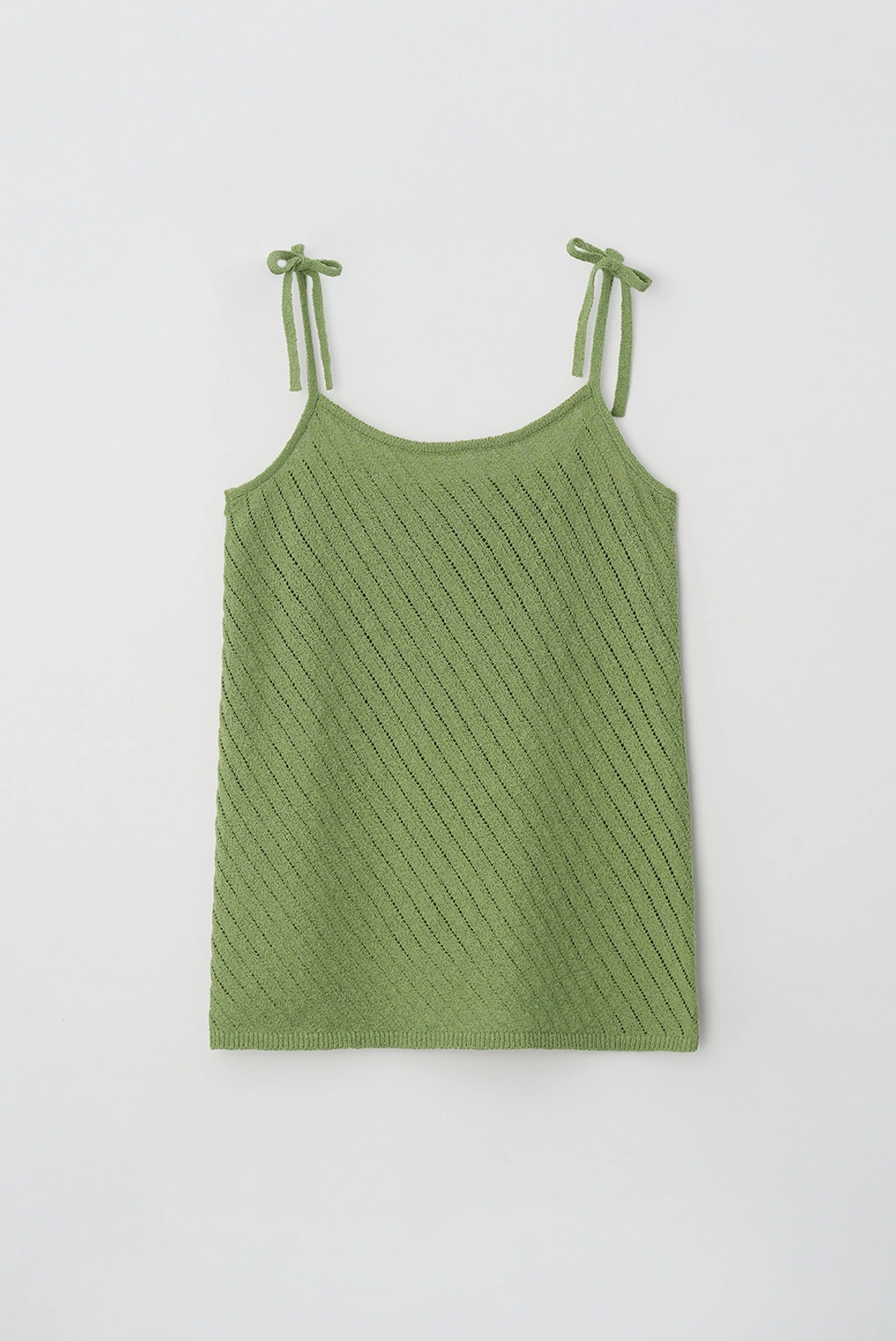 브렌다 브렌든 oblique summer knit - olive 상품 이미지 1