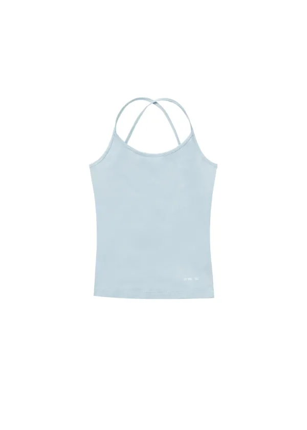 BASIC STRAP SLEEVELESS, BLUE