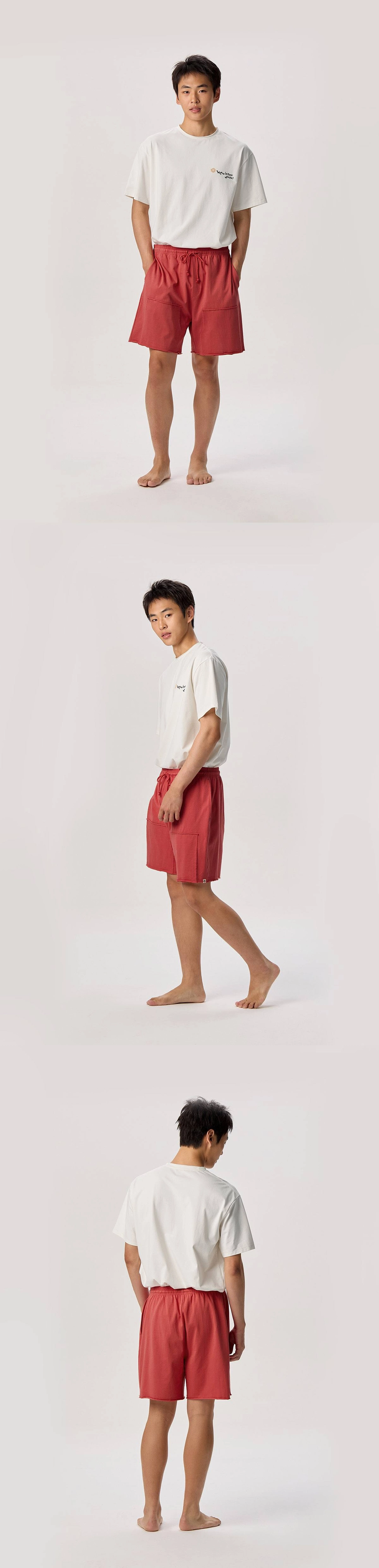 부디무드라 Surya lettering T (Unisex)_Star White 상품 이미지 2