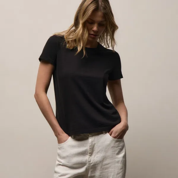 Vintage Little Boy Tee - Black