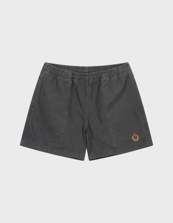 CREST WASHED SURFER SHORTS / Charcoal