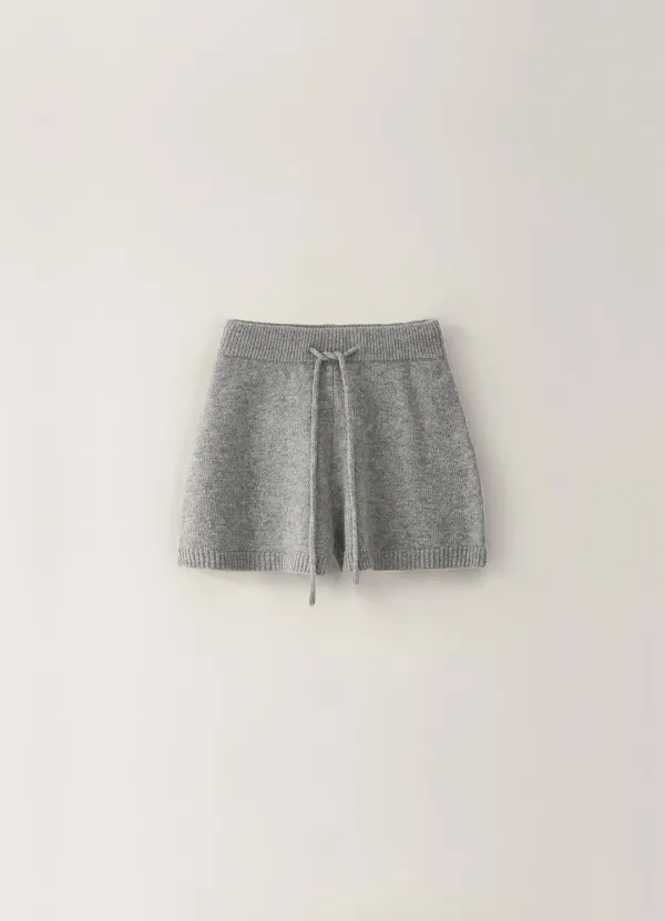 [Limited] Knit Banding Shorts - Gray