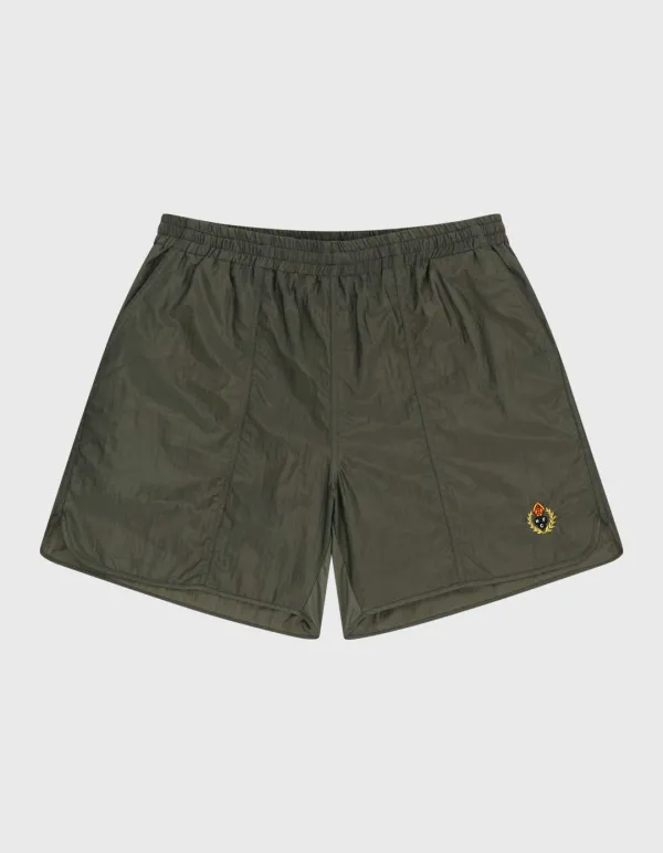 CREST NYLON WASHER SHORTS / Khaki