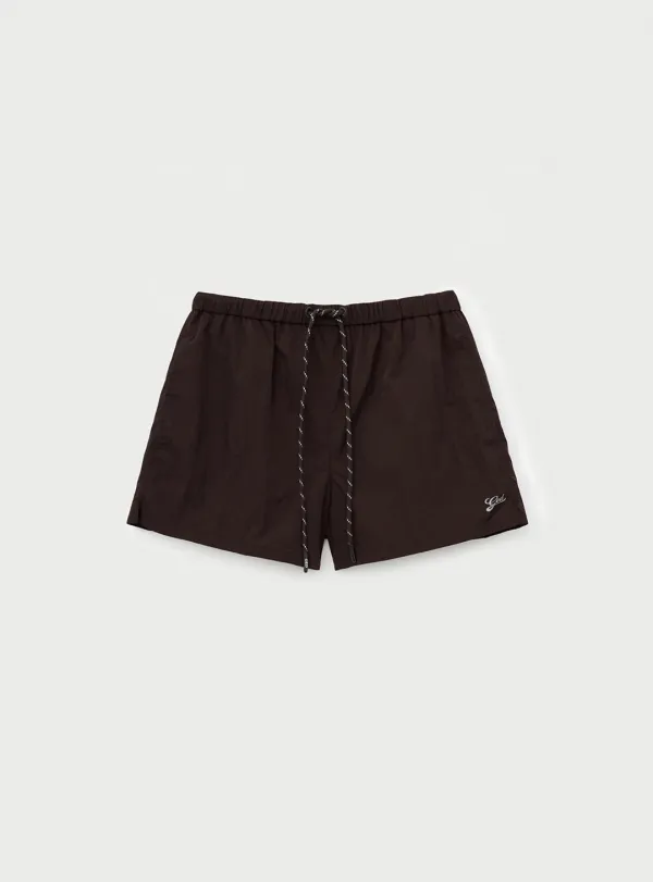 BASE NYLON SHORTS - BROWN