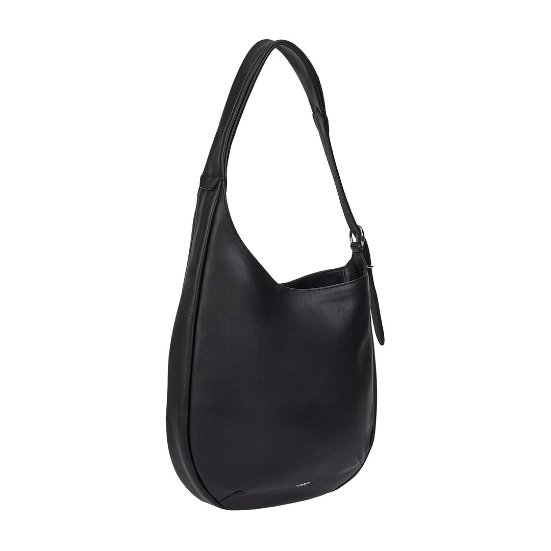 분크 [아울렛] Halfmoon Aterre Hobo M (하프문 아떼르 호보 미듐) Black 상품 이미지 1