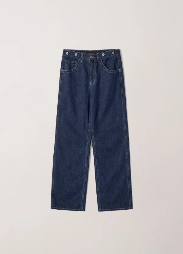 2nd / Utility Cinch-back Denim Pants (Indigo) - Kair