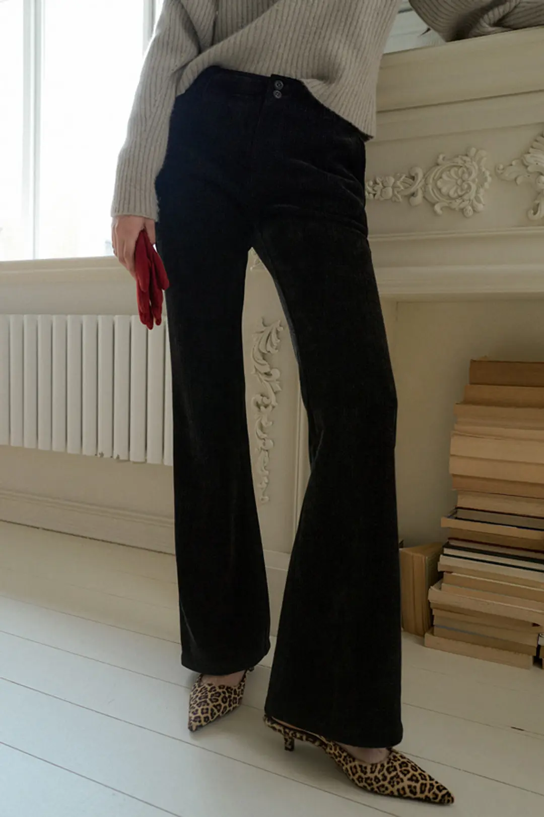 오버듀플레어 SOFT BOOTCUT PANTS_BLACK 상품 이미지 2