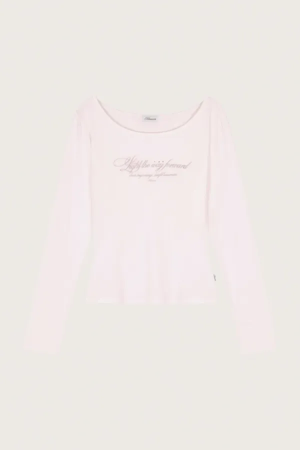 Kleen club letter top, Pink