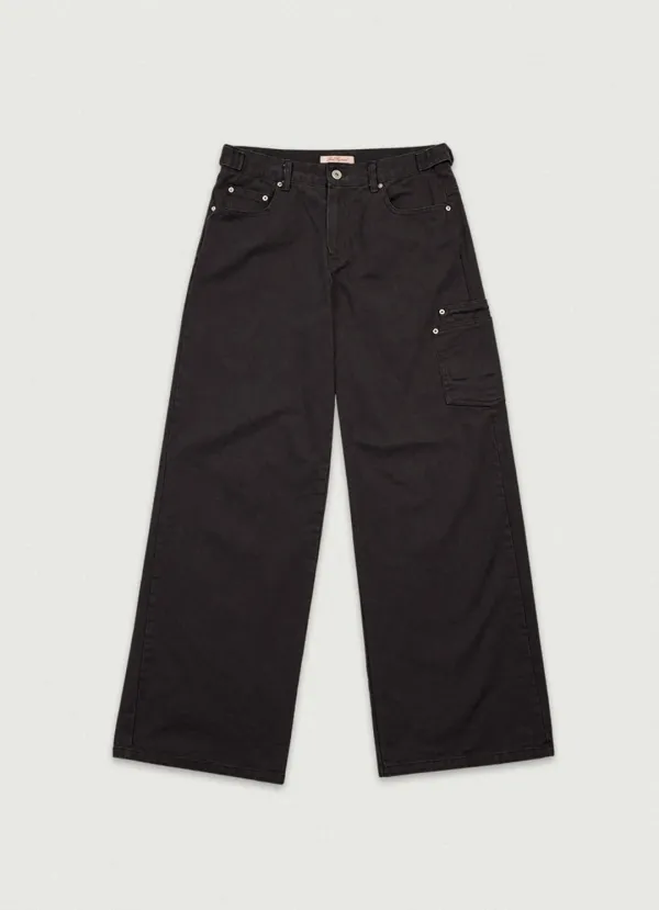 Hue Washed Cargo Pants [charcoal]