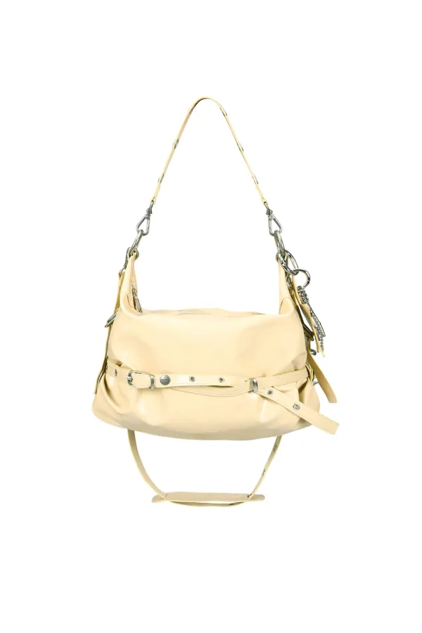 6/4 예약배송 미니 슬라우치 백 & 키링 세트 mini slouchy bag (lemonade) & keyring set