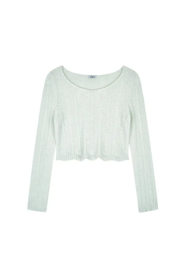 [4th] Heath Frill Knit