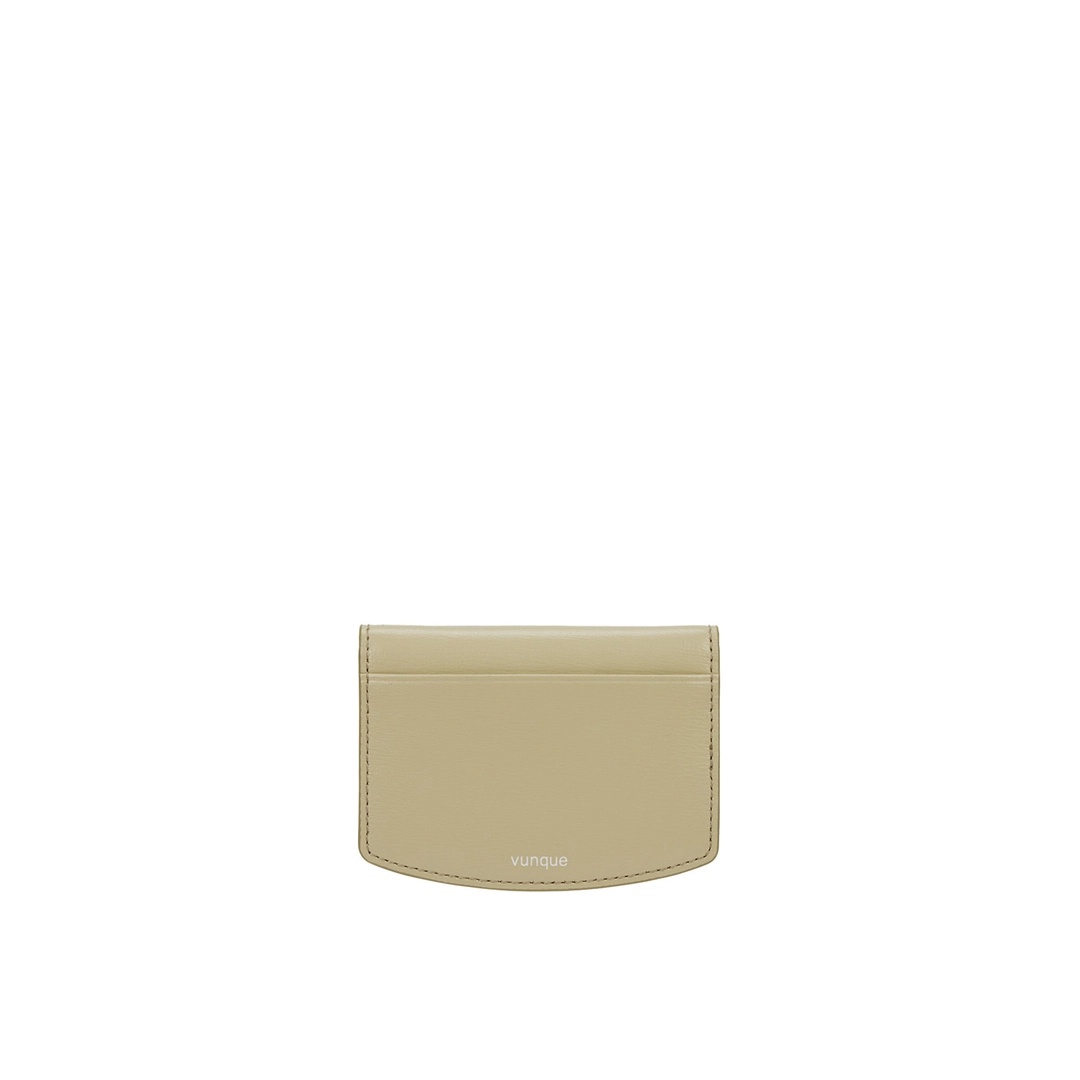 분크 [아울렛] Halfmoon Round Photo Card Wallet (하프문 라운드 포토 카드지갑) Sage Green 상품 이미지 2