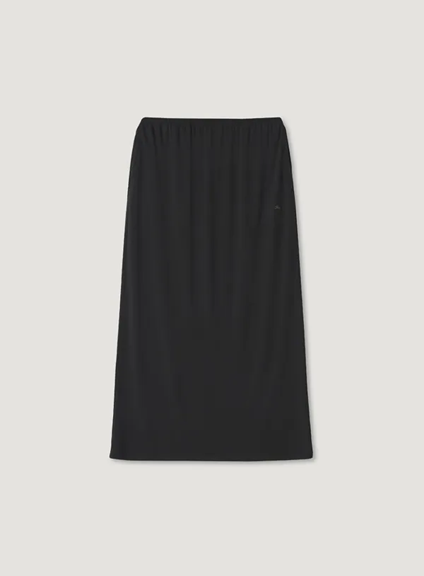 [ROUTINE] YORK BANDING SKIRT_CHARCOAL