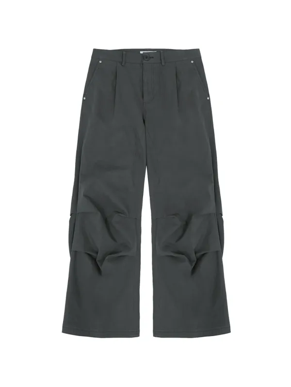 WASHED BELT BAG PANTS [CHARCOAL]