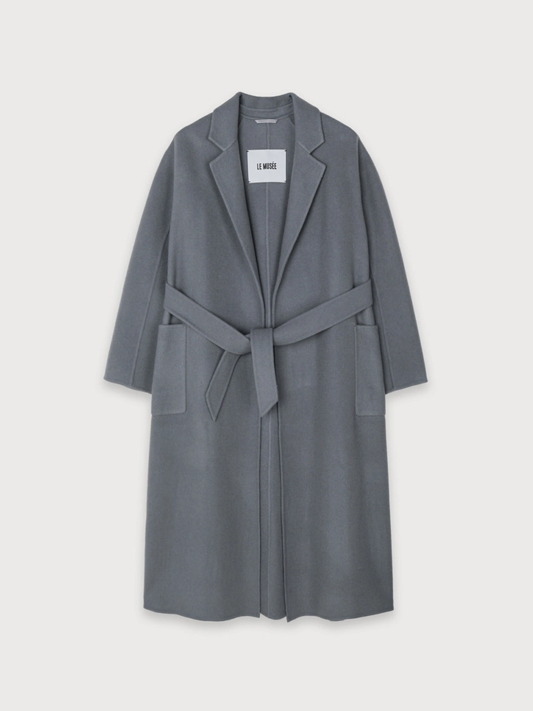 뮤제 MAGOT Reversible Merino Wool Handmade Coat_Charcoal 상품 이미지 1
