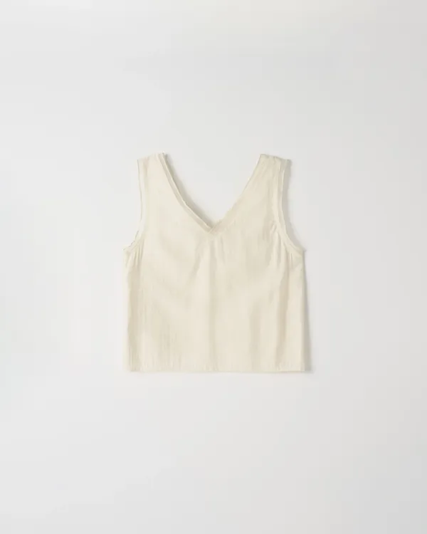 [9th | 6/4 순차배송] Lace Sleeveless [CREAM]