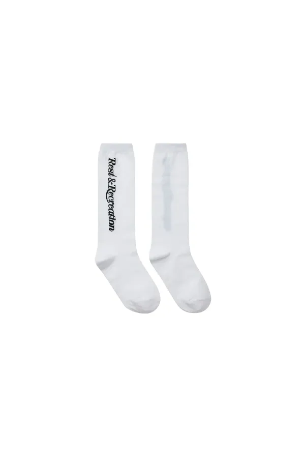 LOGO HIGH SOCKS - WHITE