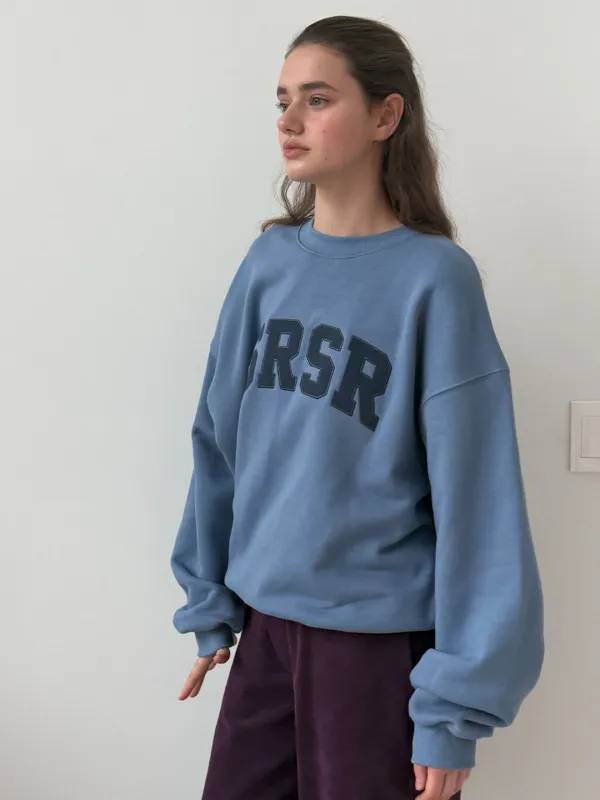 SRSR PATCH SWEATSHIRT - SKYBLUE