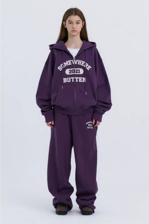 [Preview] 10.16 출고 Core Hoodie Zip-Up - Purple