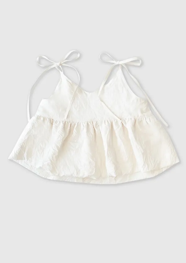 Balloon Bustier (Ivory)