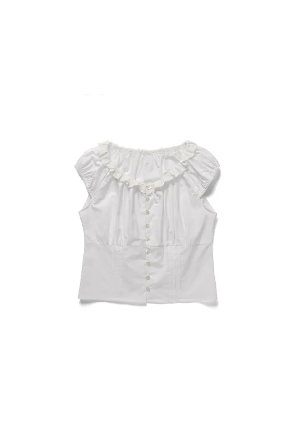 Lime two-way blouse_ivory