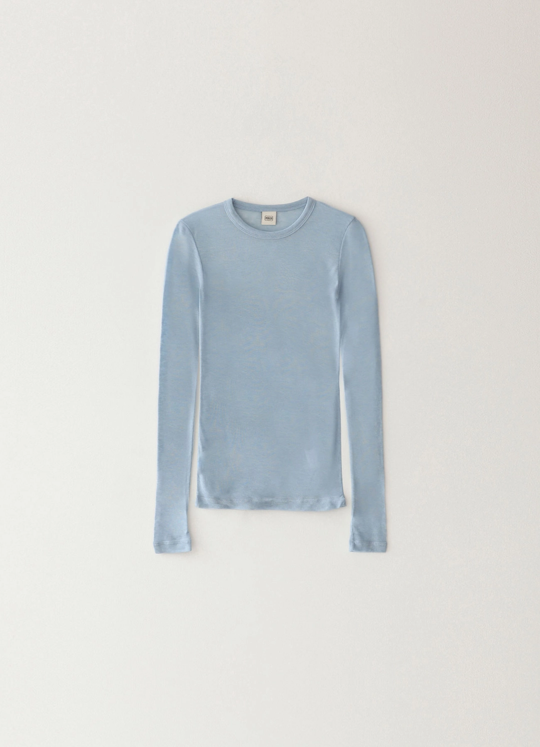 페블엠 3RD / Wool Silk T-shirt - Blue 상품 이미지 1